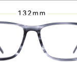 نظارة إطار مستطيل للجنسين | EyzKare كريستال ايدج