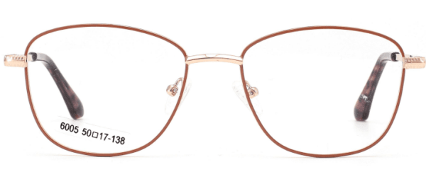 نظارة نسائية بإطار بيضاوي