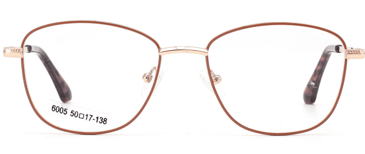 نظارة نسائية بإطار بيضاوي