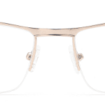 نظارة طبية مستطيلة من الفولاذ المقاوم | EyzKare تيتان إيدج