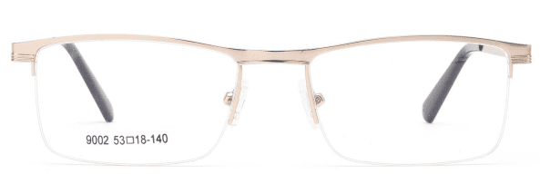 نظارة طبية مستطيلة من الفولاذ المقاوم | EyzKare تيتان إيدج
