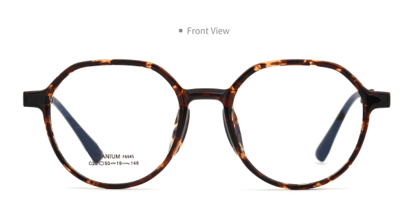 نظارة طبية دائرية من التيتانيوم