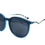 نظارة شمسية نسائية بإطار بيضاوي أسيتات | EyzKare رادينت فيمي - نظارة شمس للنساء لون أزرق ماركة ايزكير بالسعودية - نظارة شمس نوع العدسة مستقطب