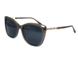 نظارة شمس نسائية بطراز عين القطة | EyzKare رادينت فيمي - نظارة شمس نسائية لون بني في بيج ماركة ايزكير للنظارات