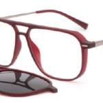نظارة طبية شمسية للجنسين من إيزكير لون احمر