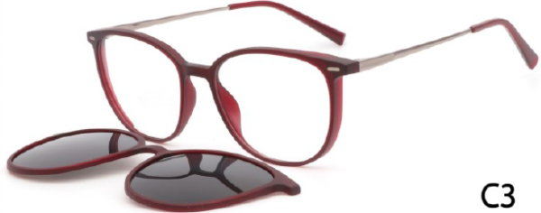 نظارة شمس ونظر للرجال لون احمر ماركة ايزكير