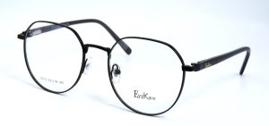 نظارة طبية رجالية بإطار معدني مستطيل لون اسود EyzKare تيتان إيدج